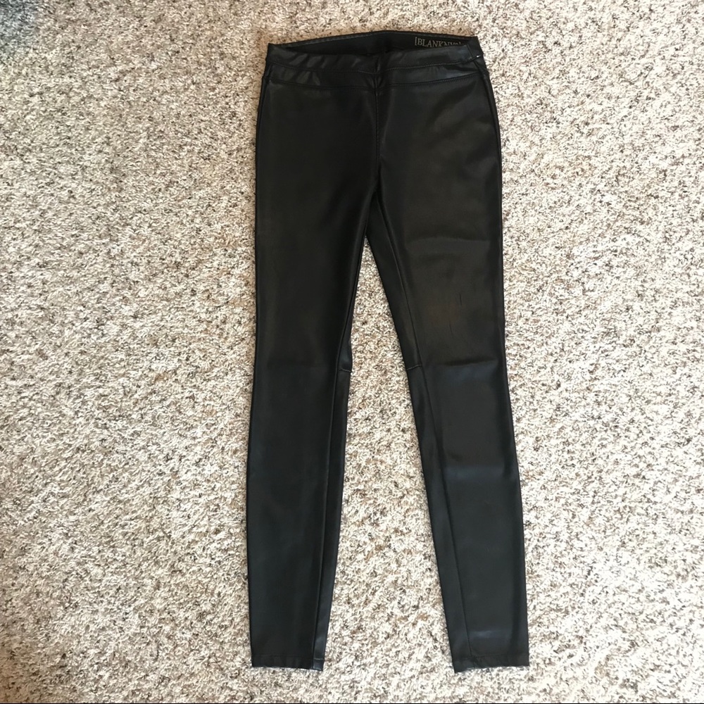 Blank NYC leather pants